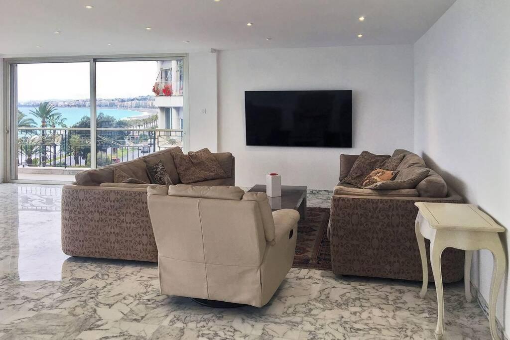Promenade Des Amazing Sea View 140m2 3br Appartement *